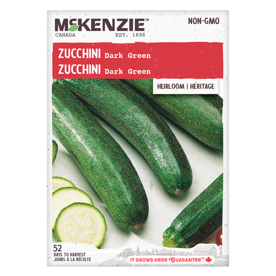 Dark Green Zucchini Seeds
