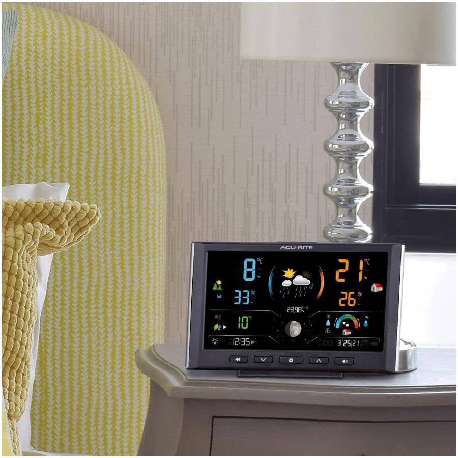 Indoor/Outdoor Wireless Digital Forecaster Thermometer with Comfort Metre