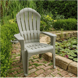 Grey Big Easy Stacking Adirondack Chair