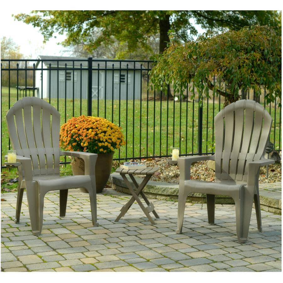 Grey Big Easy Stacking Adirondack Chair