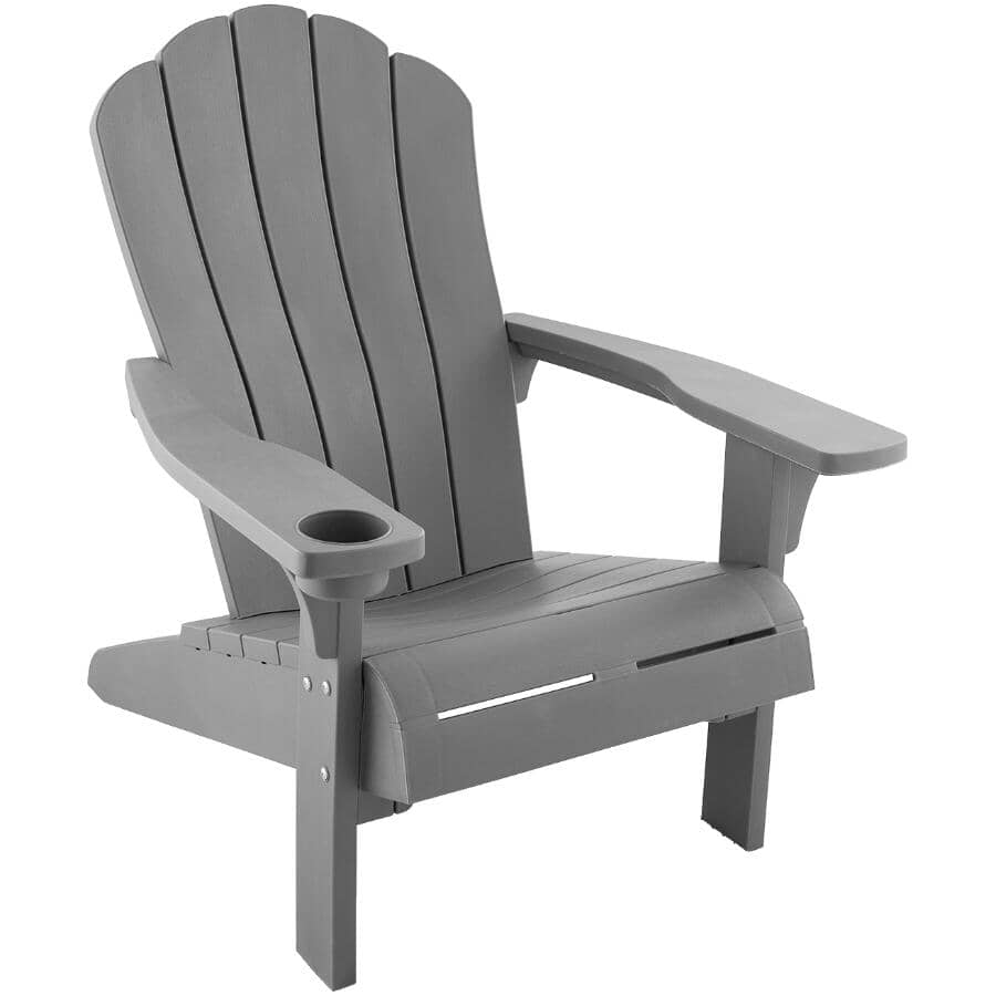 Plastic Adirondack Chair - Graphite