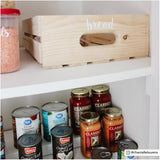 16" x 12.5" x 4.75" Pine Crate