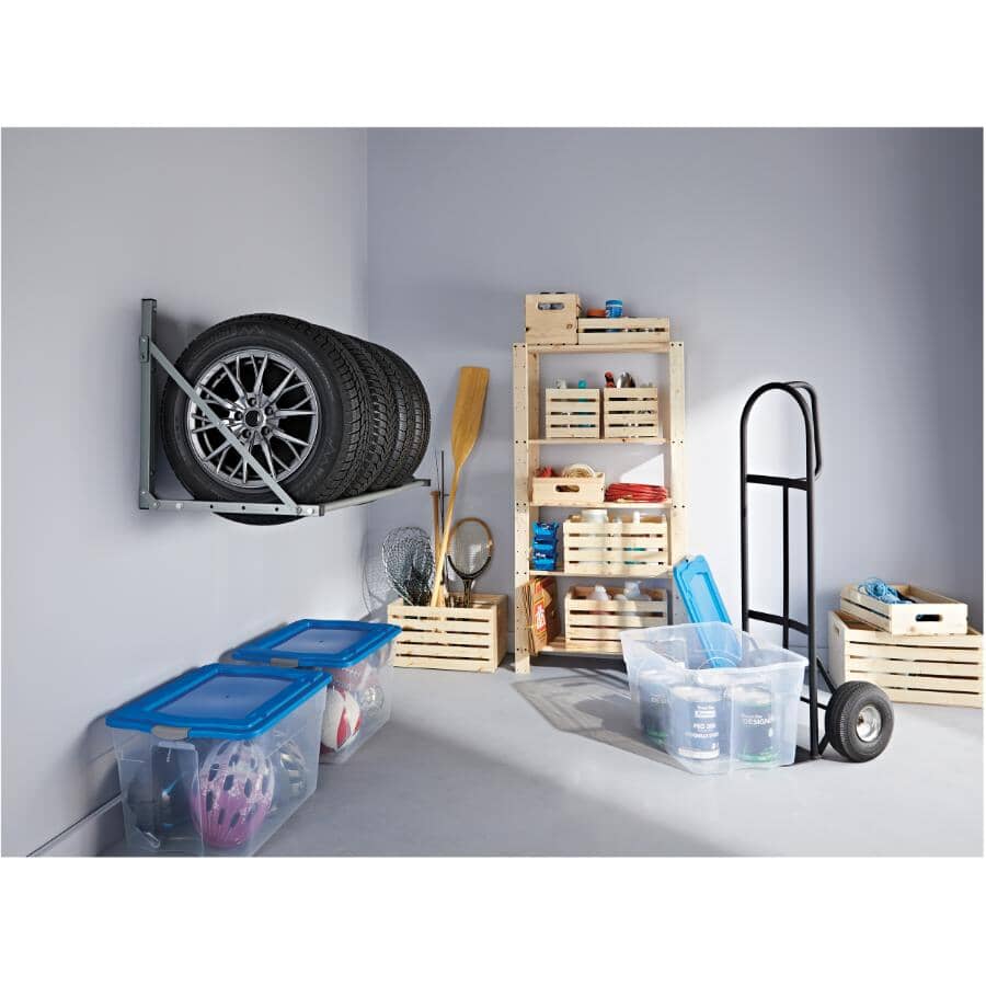 60" x 30" x 12-1/2" 5 Shelf Pine Wood Shelving