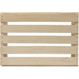 Wood Storage Crate - Natural Pine, 17.5" x 12.5" x 9.5"
