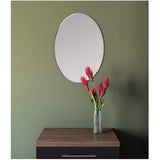 Frameless Oval Wall Mirror - 20" x 28"