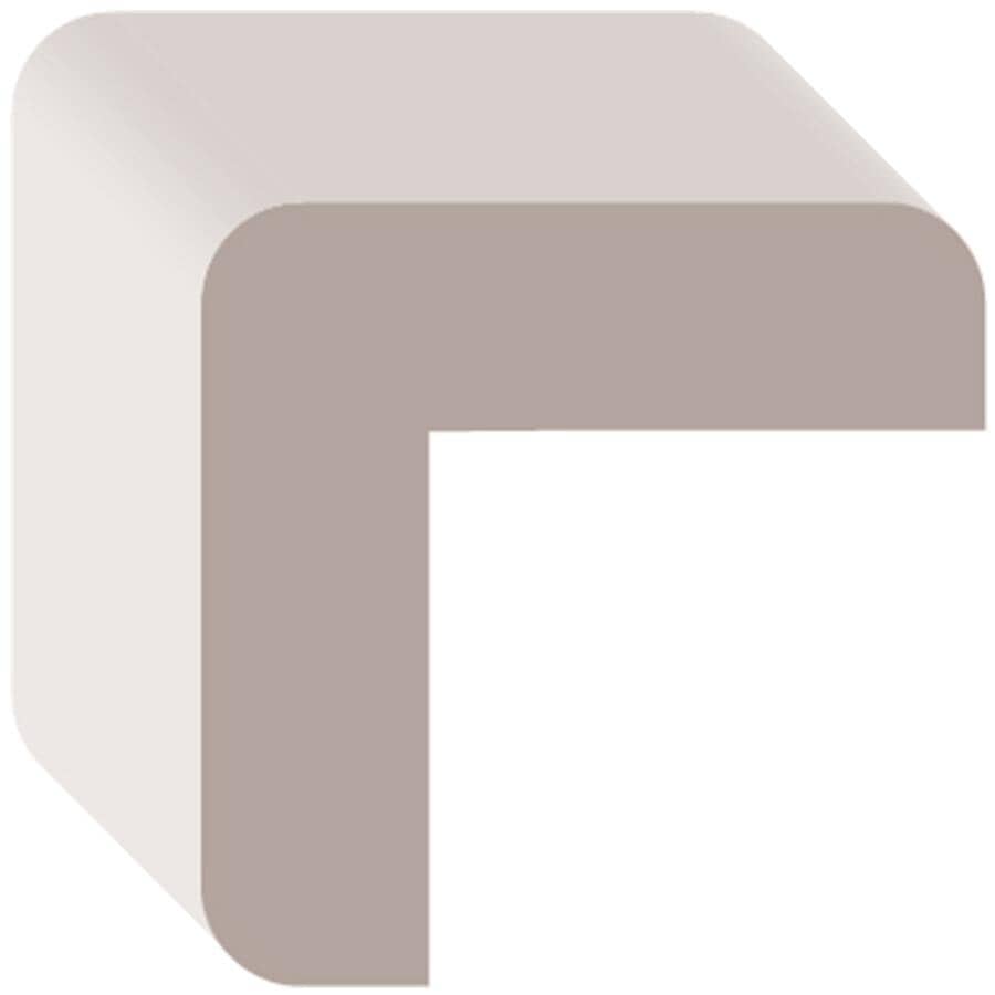 1" x 1" x 8' Finger Jointed Pine Primed Outside Corner Moulding