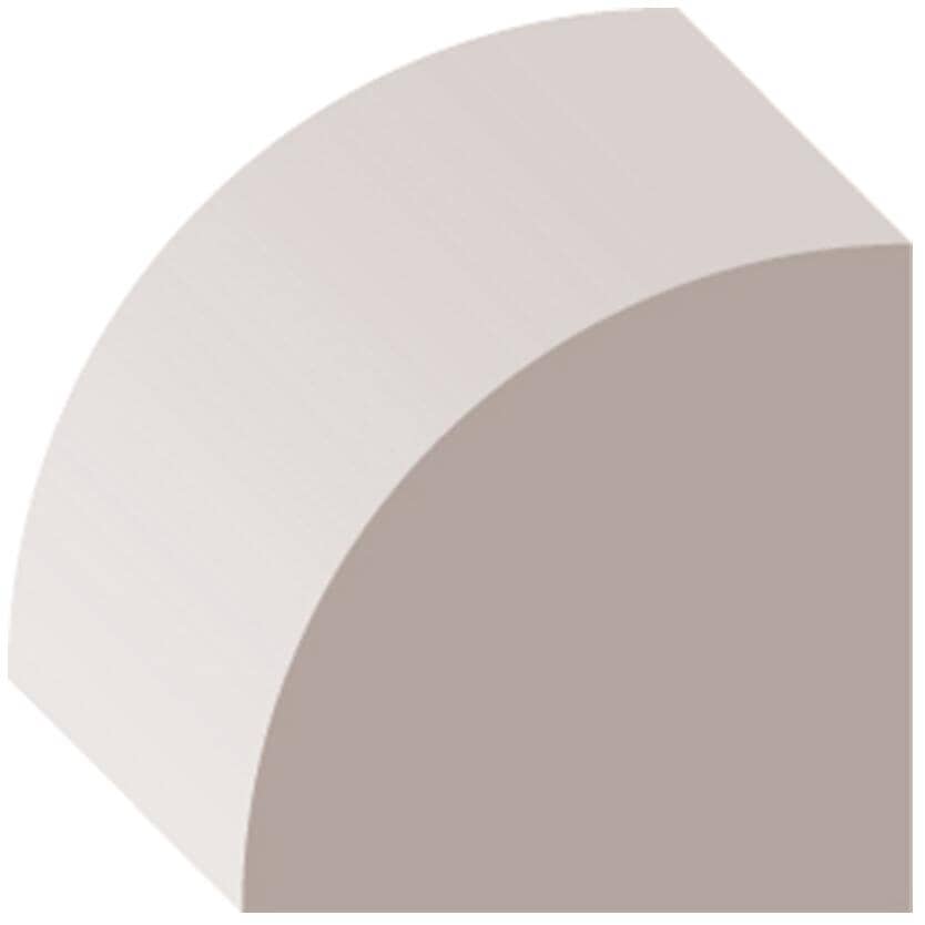 11/16" x 11/16" x 8' Finger Jointed Pine Primed Quarter Round Moulding