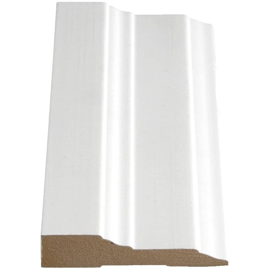 3/4" x 3-1/2" x 8' Medium Density Fibreboard Primed Casing Step Moulding