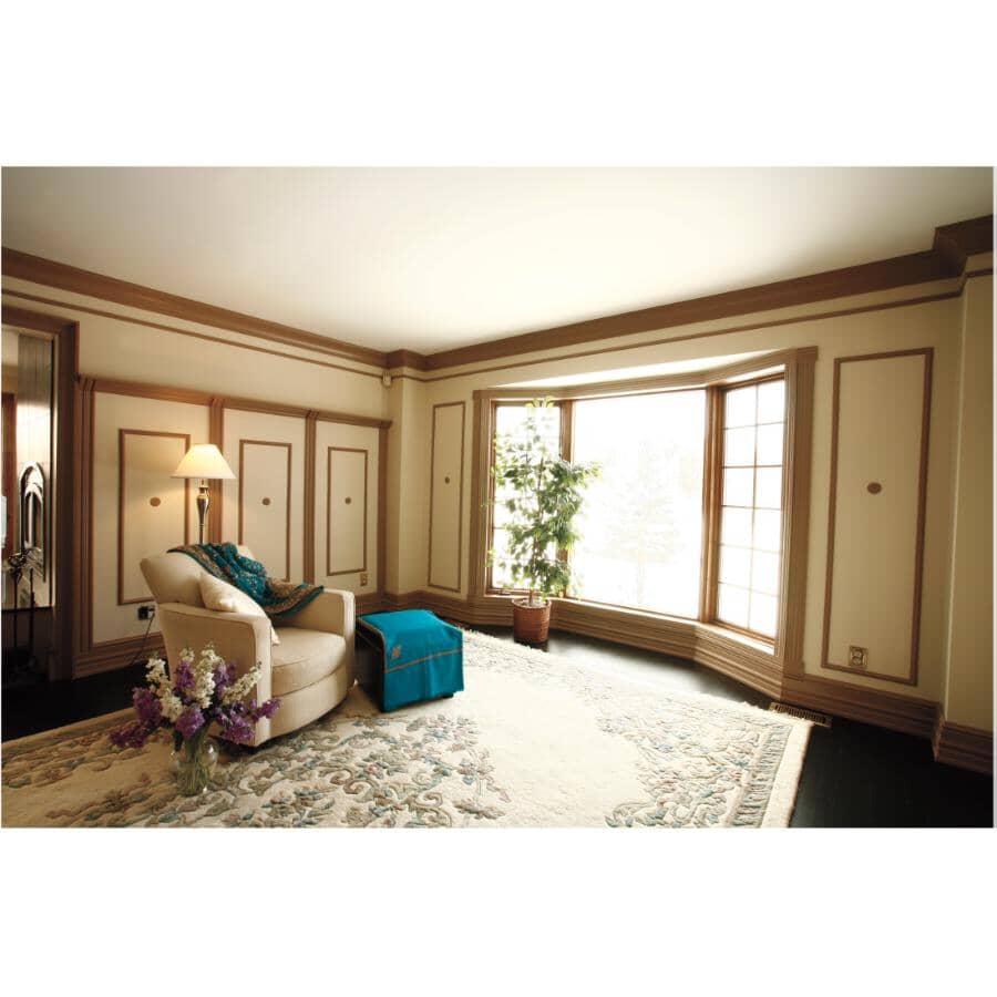 3/4" x 3-1/2" x 8' Medium Density Fibreboard Primed Colonial Casing Moulding