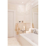 3/4" x 3-1/2" x 8' Medium Density Fibreboard Primed Ultra Light Colonial Casing Moulding