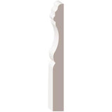 3/8" x 3-7/8" Medium Density Fibreboard Primed Colonial Baseboard Moulding, by Linear Foot