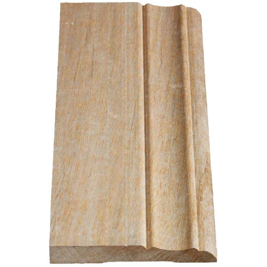 3/8" x 3" x 8' Mahogany Colonial Baseboard Moulding