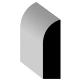 5/16" x 1-1/16" x 7' Finger Jointed Pine Primed Stop Moulding