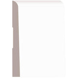 5/16" x 3-1/8" x 8' Finger Jointed Pine Primed Beveled Baseboard Moulding