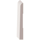 5/16" x 3-1/8" x 8' Finger Jointed Pine Primed Beveled Baseboard Moulding