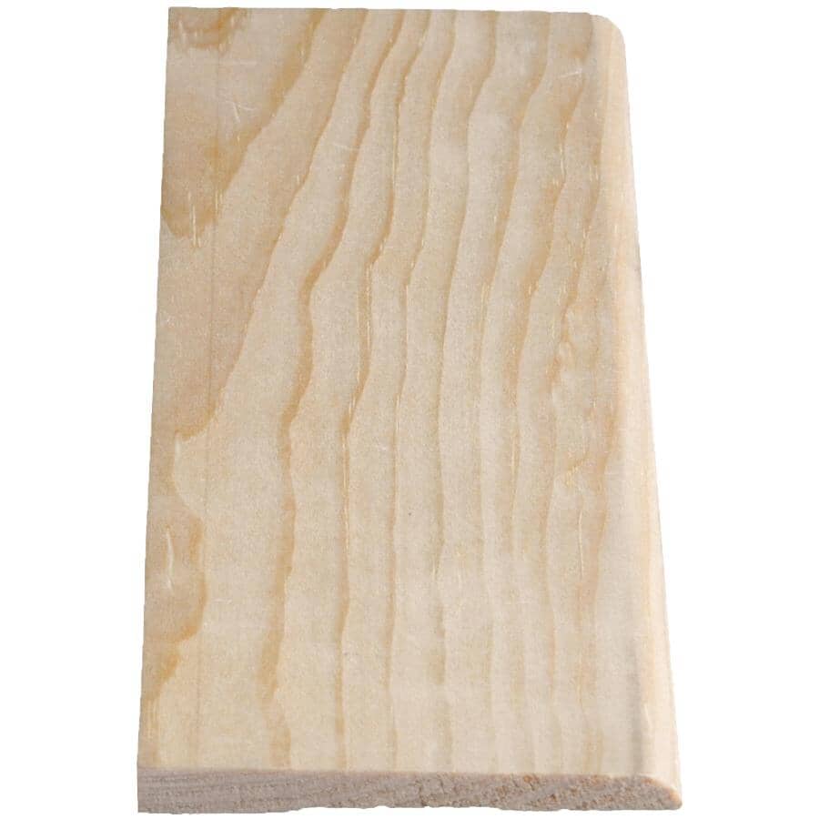 5/16" x 3-1/8" x 8' Pine bevelled Baseboard Moulding
