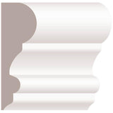 5/8" x 1-3/4" x 8' Medium Density Fibreboard Primed Chair Rail Moulding