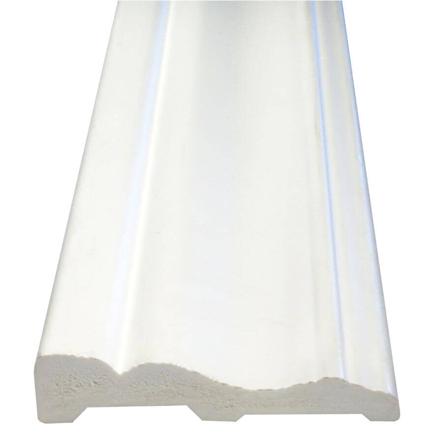 5/8" x 2-3/4" x 7'1" White PVC Casing Moulding
