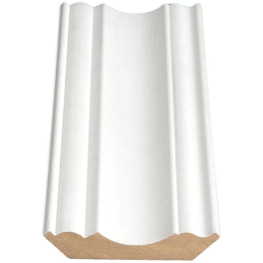 5/8" x 3-5/16" x 8' Medium Density Fibreboard Primed Crown Moulding