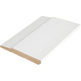 5/8" x 5-1/2" x 8' "M" Collection Medium Density Fibreboard Primed Baseboard Step Moulding