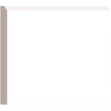 5/8" x 5-1/2" x 8' Medium Density Fibreboard Primed Colonial Baseboard Moulding