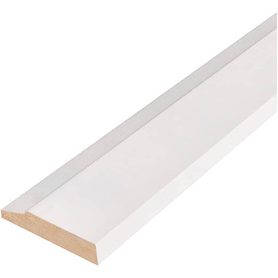 ¾” x 3-1/2” x 8' "M" Collection Primed Medium Density Fibreboard Step Casing Moulding