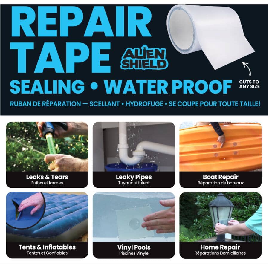 As Seen On TV 5' Waterproof Indoor/Outdoor Repair Tape - 3 pack