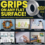 As Seen On TV 10' Multifunctional Reusable Double-Sided Tape - 3 Pack