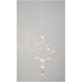 Metal Hanging Bethlehem Star - 80 Warm White LED Lights