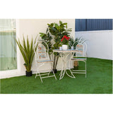 Weathered Wood Folding Bistro Set - 3 Piece