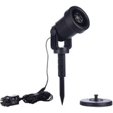 White Snowflake LED Rotating Projector