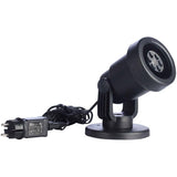 White Snowflake LED Rotating Projector