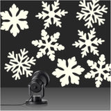 White Snowflake LED Rotating Projector