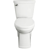 4.8 L Decor High Efficiency Elongated Toilet - with Concealed Trapway, 16.5" Right Height, White