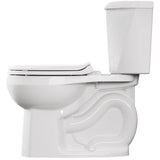 4.8 L Reliant Round Toilet - White, 15"
