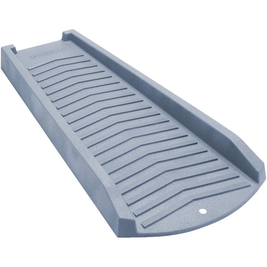 24" Heavy Duty Downspout Splash Block - Slate