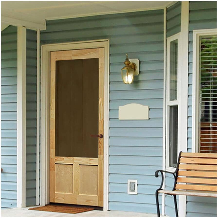 34" x 82" Elmwood Pine Screen Door