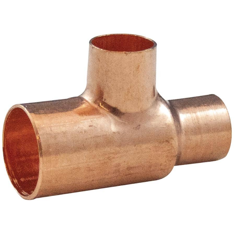 3/4" Copper x 1/2" Copper x 1/2" Copper Tee