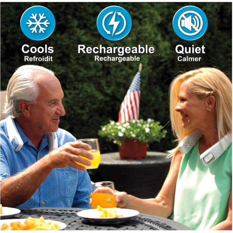 Rechargeable Personal Air Cooler - Portable, 3 Speeds