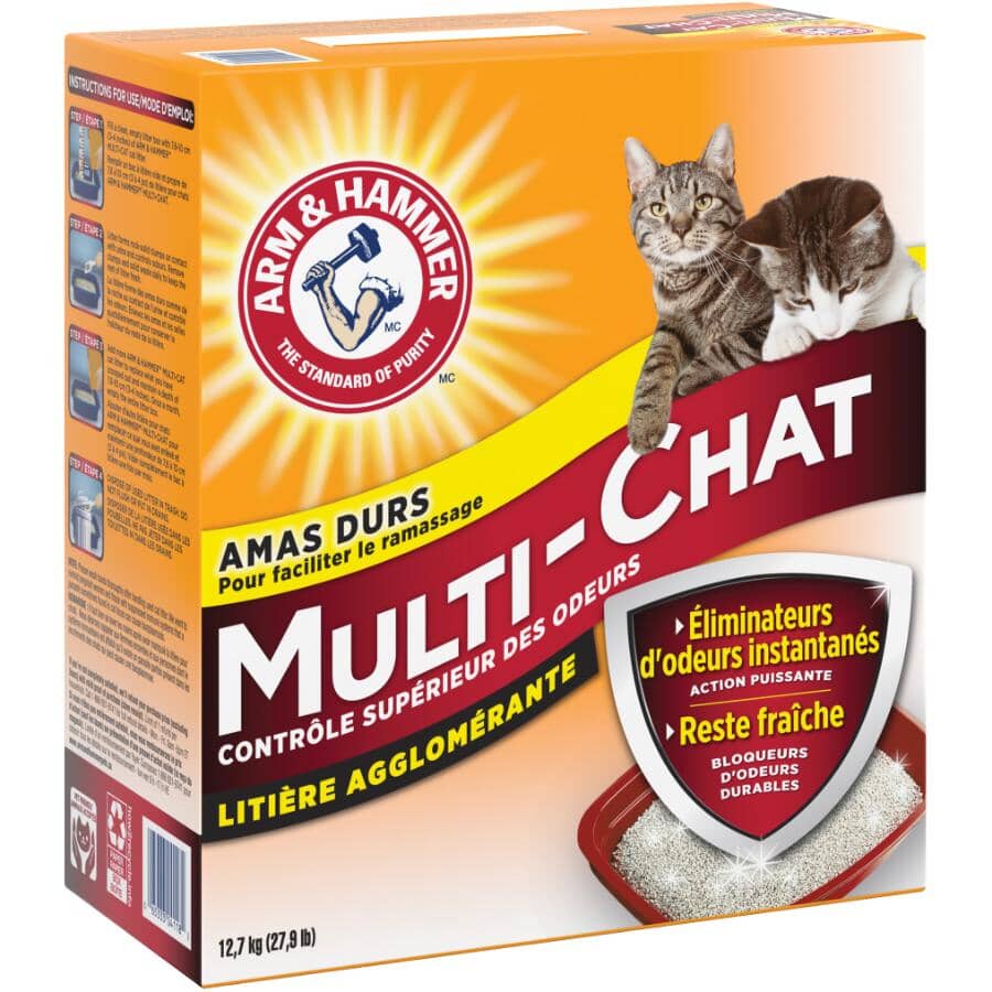 Multi Cat Clumping Litter - Superior Odour Control, 12.7 kg