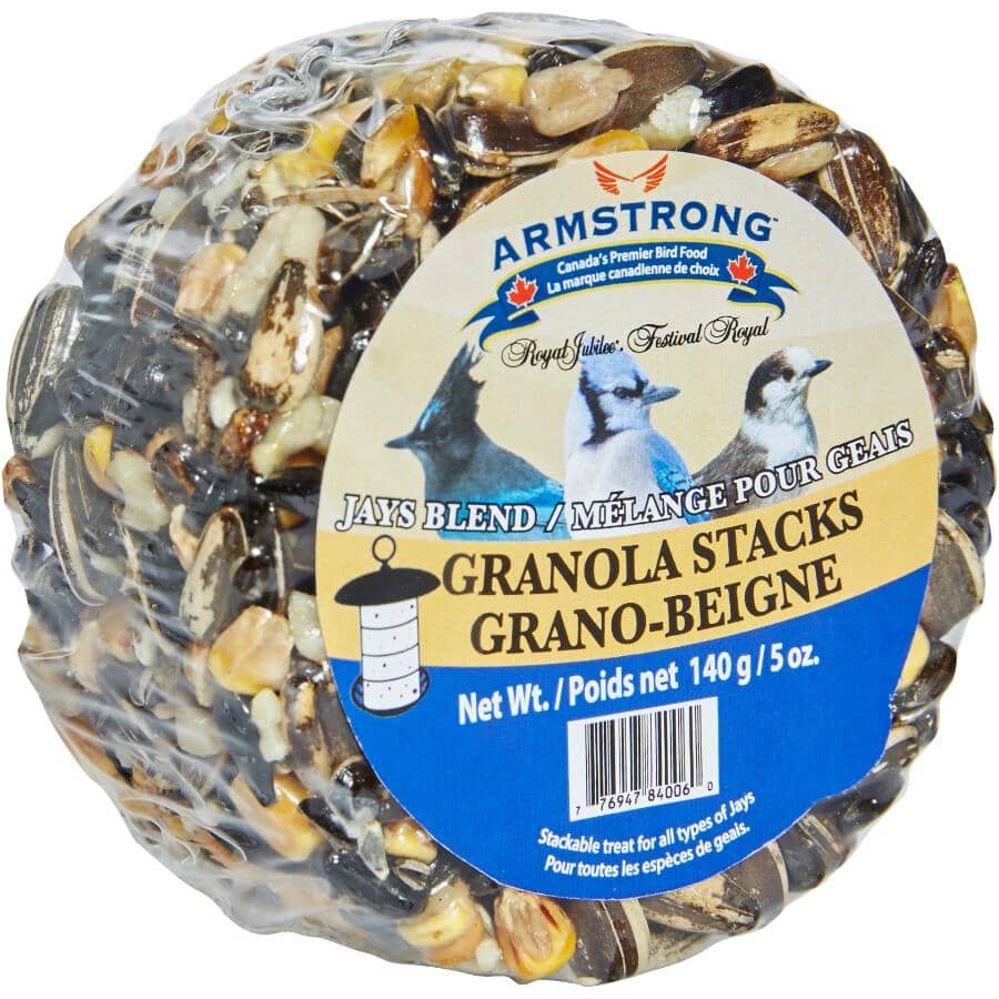 Royal Jubilee Granola Stacks Bird Food - Blue Jays Blend, 140 g