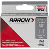 1000 Pack 5/16" Wide-Crown Staples, for #800X Stapler