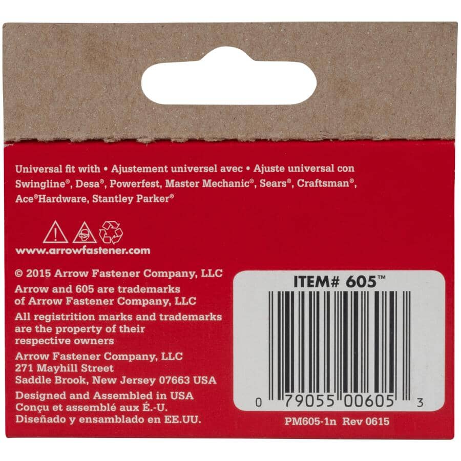 1000 Pack 5/16" Wide-Crown Staples, for #800X Stapler