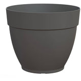 12" Capri Campana Round Planter - Anthracite