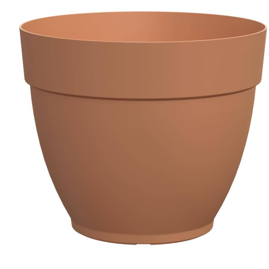 12" Capri Campana Round Planter - Terracotta