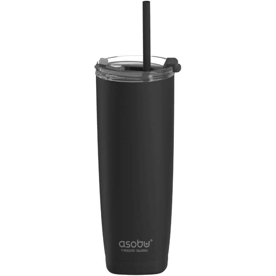 Aqualina Insulated Tumbler - Black, 20 oz