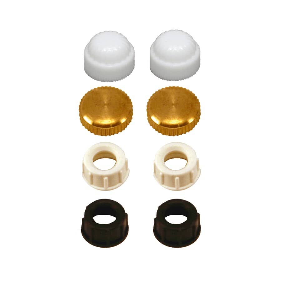 8 Pack Finials, Assorted Styles