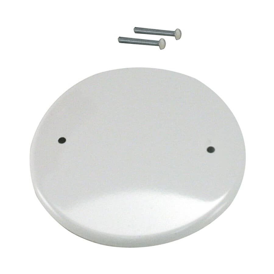 Decorative White Canopy Set with Screw Holes