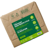 5 Pack 45L 2 Ply Paper Compost Bags