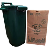 5 Pack 45L 2 Ply Paper Compost Bags